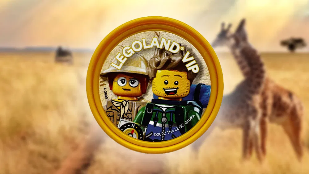 A Wildly Exclusive Collectible – LEGOLAND's VIP Safari Pop Badge