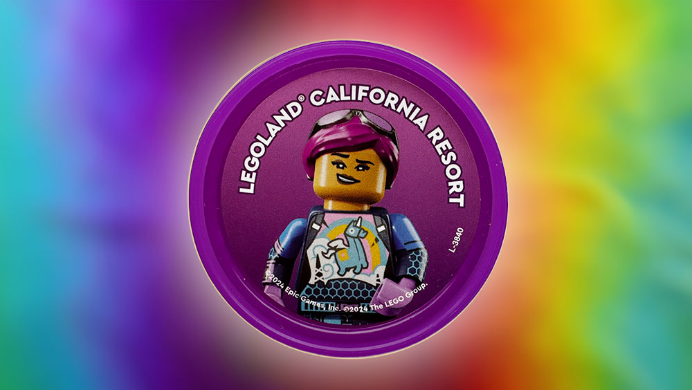 A Colorful Crossover Collectible – LEGOLAND's Fortnite Brite Bomber Pop Badge